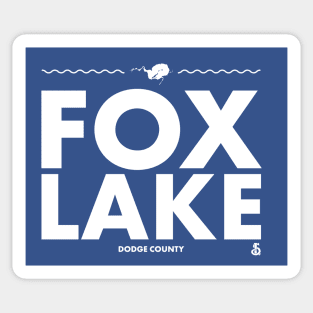 Dodge County, Wisconsin - Fox Lake Sticker